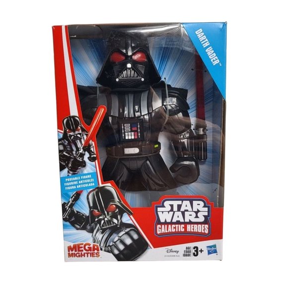 Star Wars Disney Darth Vader Galactic Heroes Mega Mighties 10" Action Figure New - Picture 1 of 15